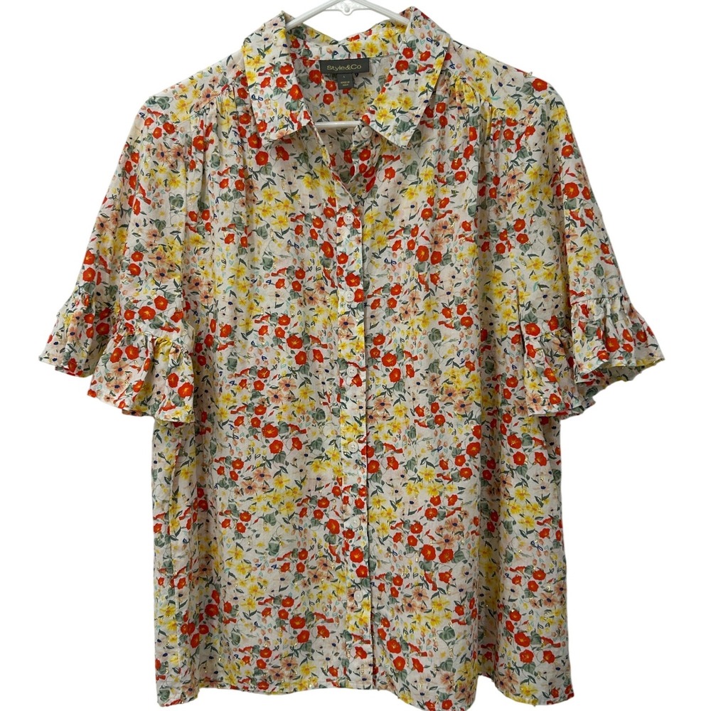 Women's Tops Bundle Size L Mixed Brands Talbots Liz Claiborne Casual Boho Lot - Picture 2 of 13